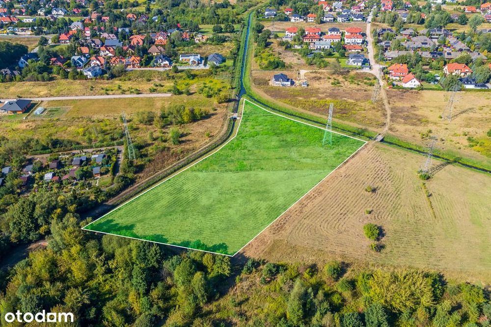 Działka usługowa 1HA Warszawa niedaleko trasy S8