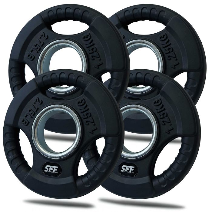 Obciązenie olimpijskie zestaw 4x1,25 kg gumowe 51mm