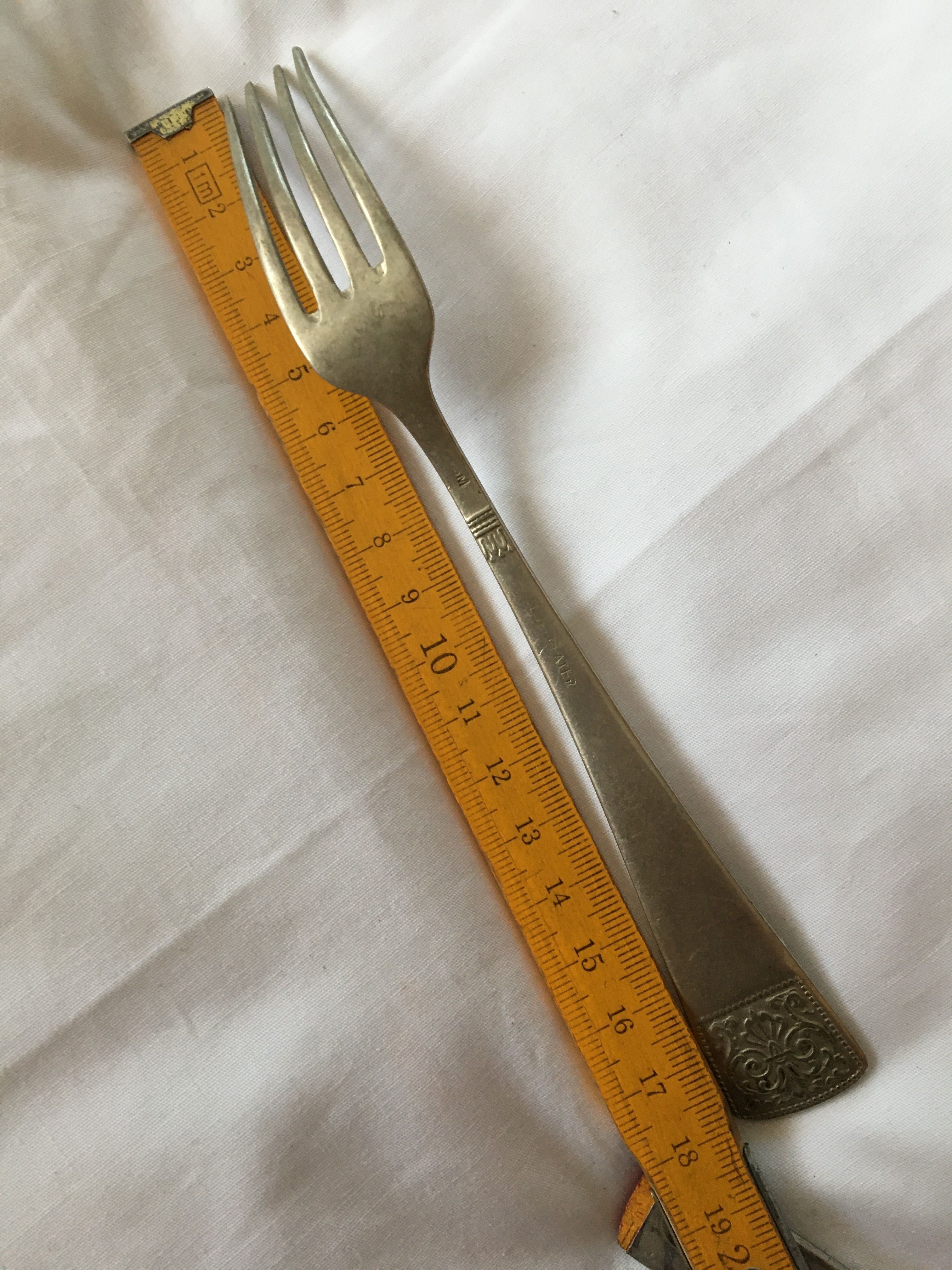 Stary widelec, plater, 1 szt