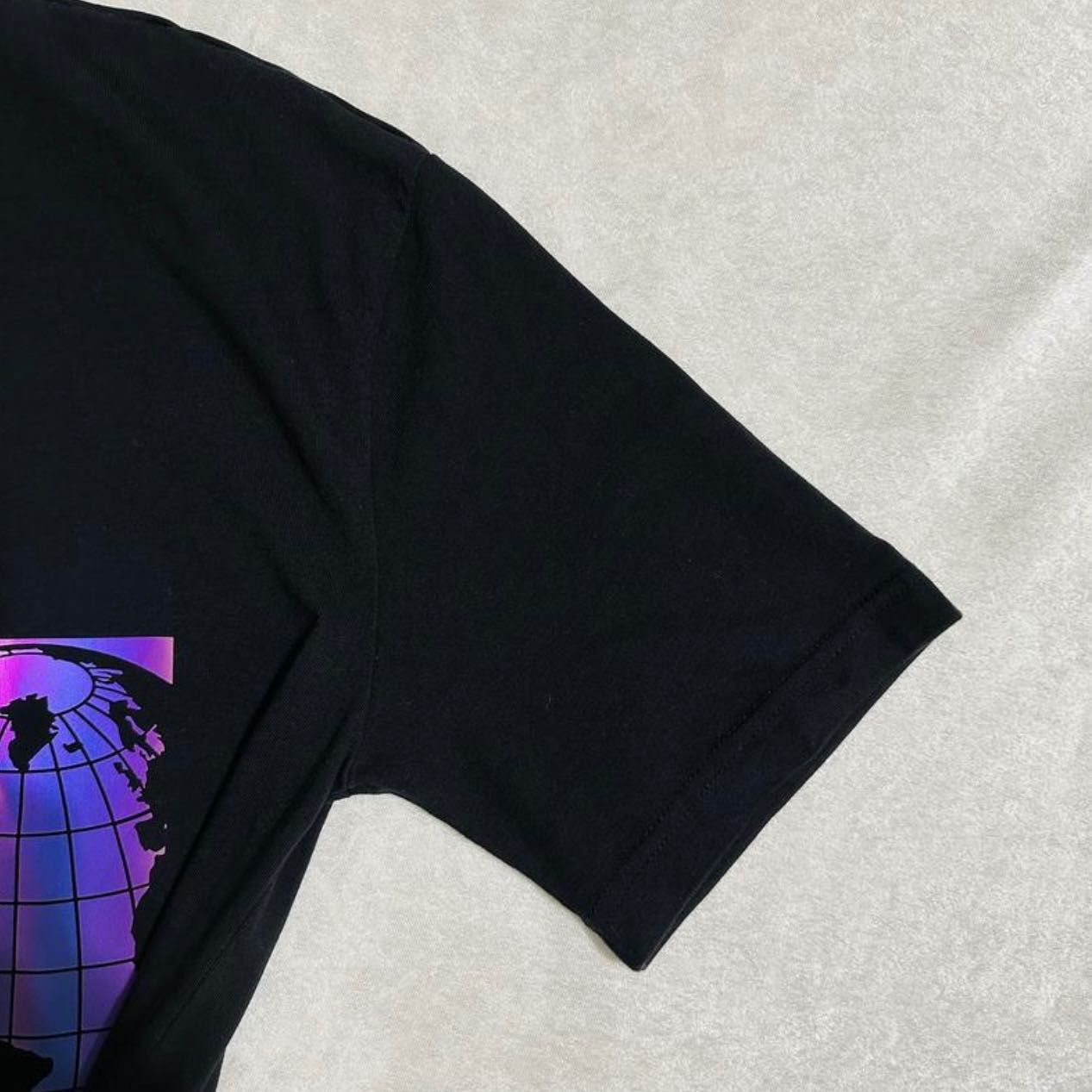 Класна чорна бавовняна оверсайз футболка Next x NASA