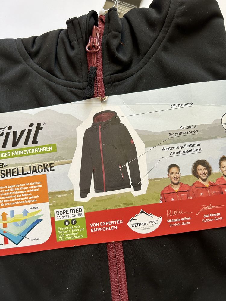 Softshell куртка 122/128 134/140 146/152 158/ софтшел crivit ветровка