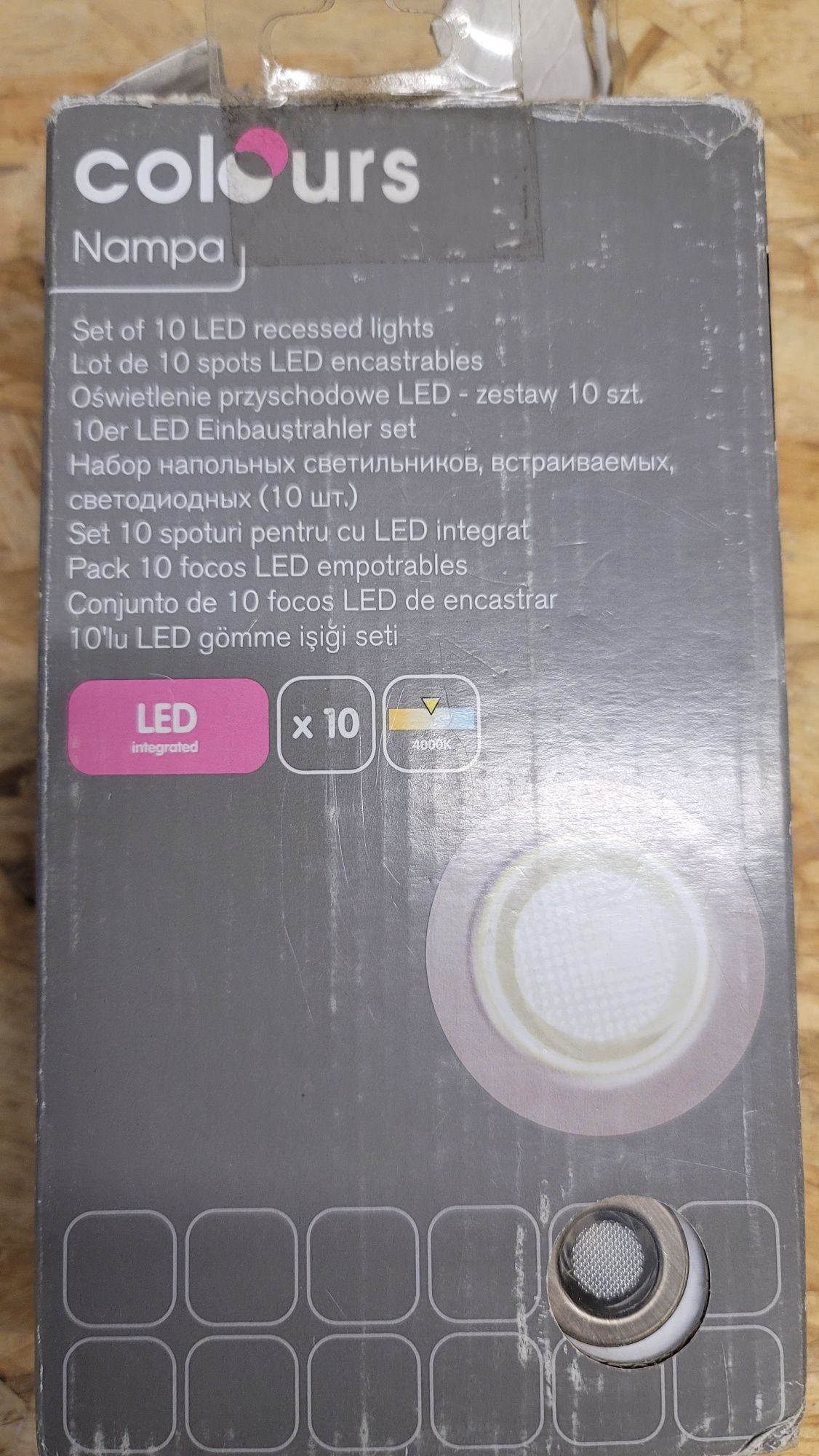 Oświetlenie schodowe lampki led oczka Colours Nampa światło na schody