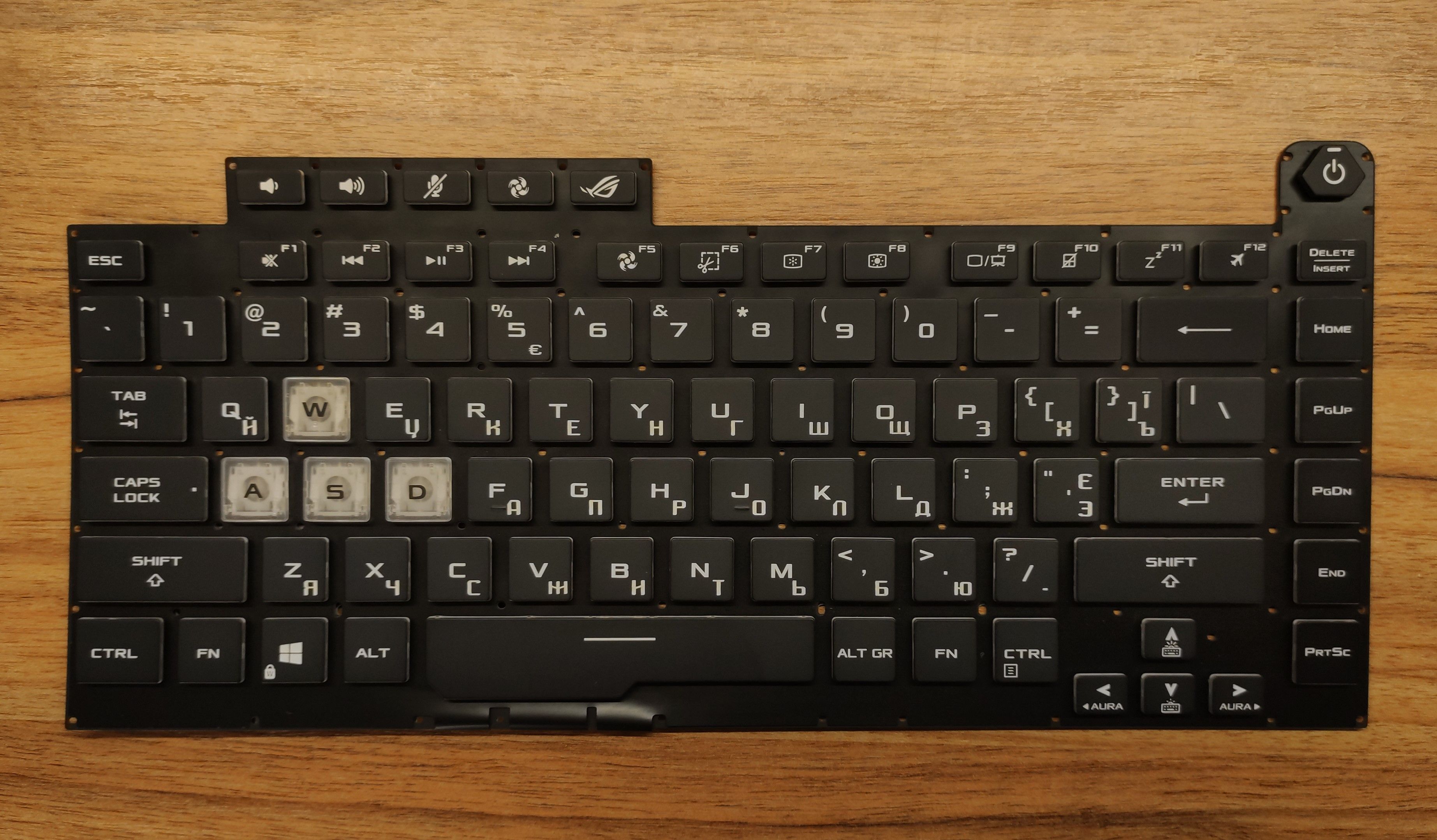 Клавіатура Asus g531gt gl531 g532 g512l