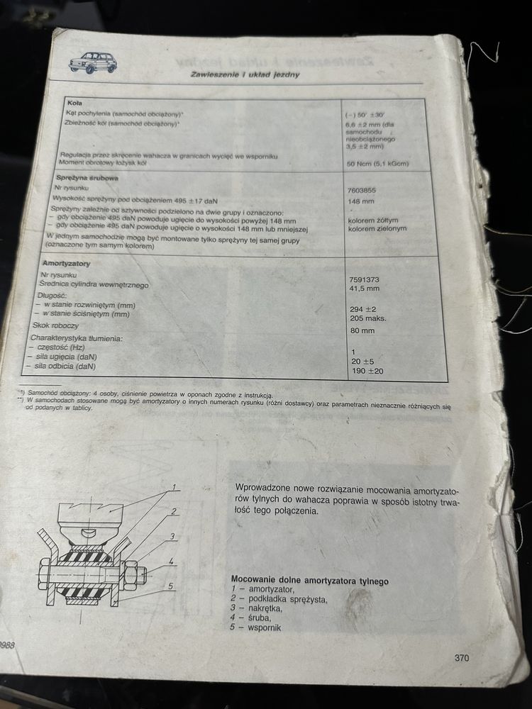 Autoryzowana instrukcja napraw/ polski Fiat 126 p