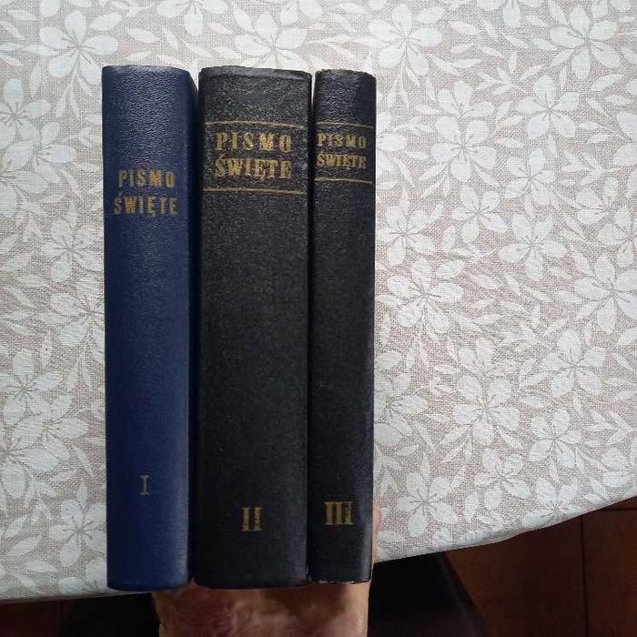Pismo Świete Biblia Poznańska 3 Tomowe wydanie 1973-75