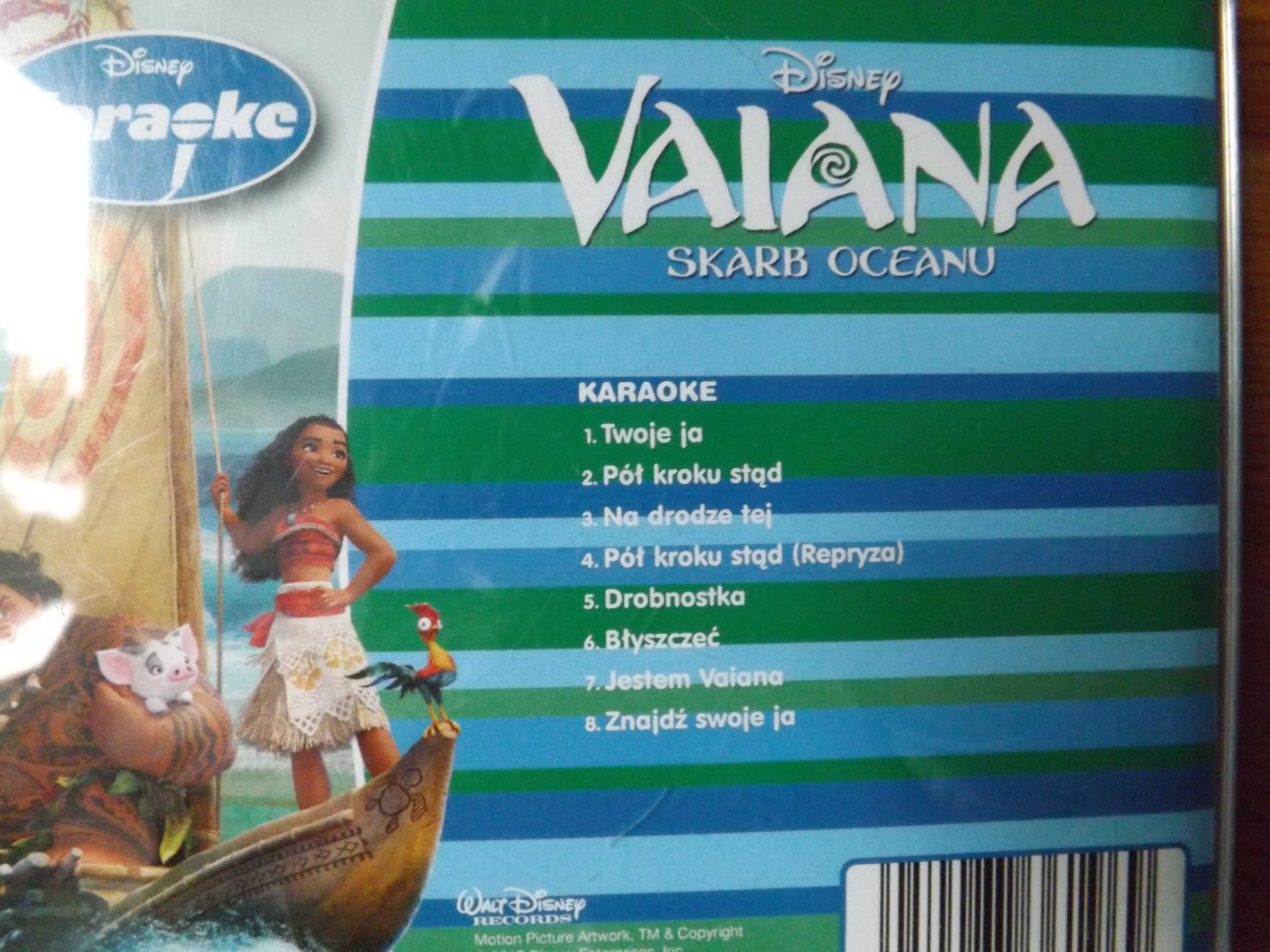 Vaiana skarb oceany muzyka filmowa karaoke bajka
