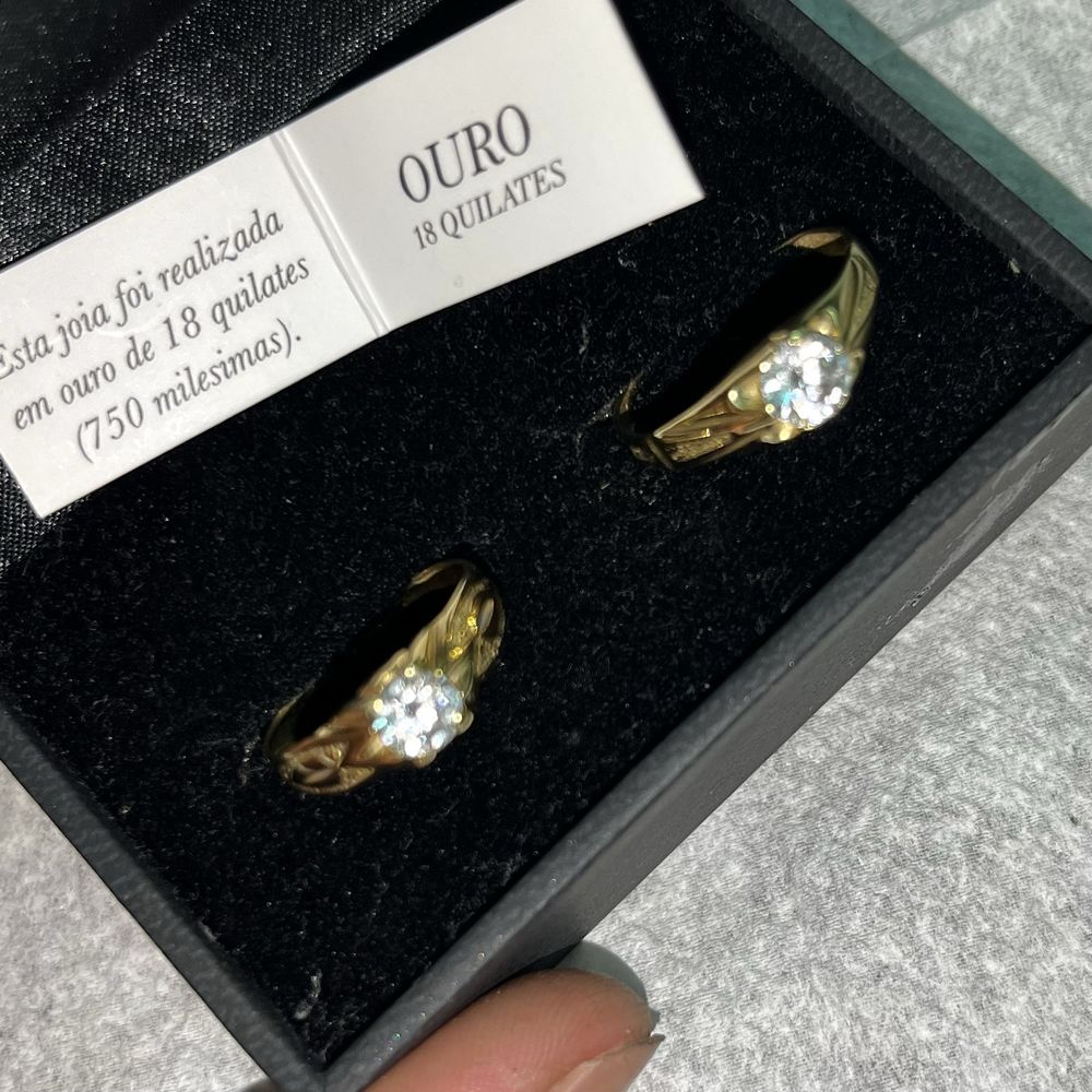 Peças em ouro espanhol 18k trabalhado