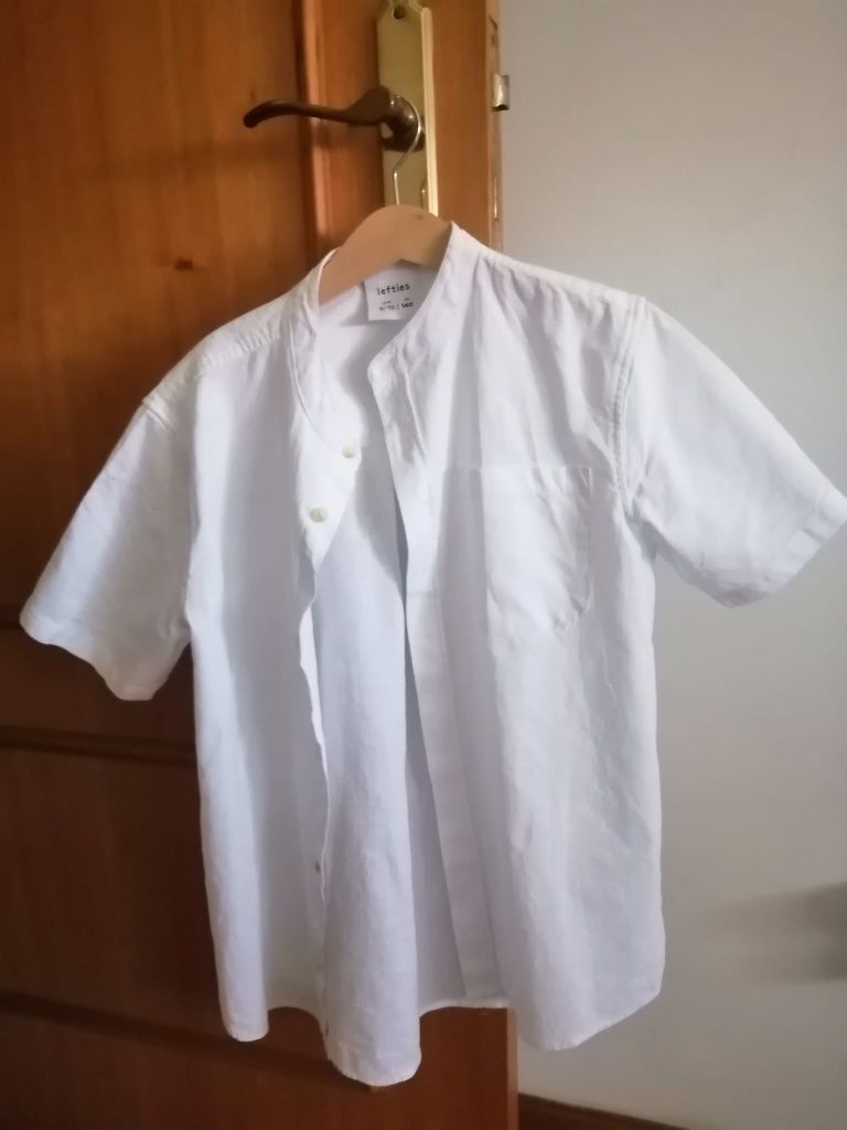 Camisa de menino branca