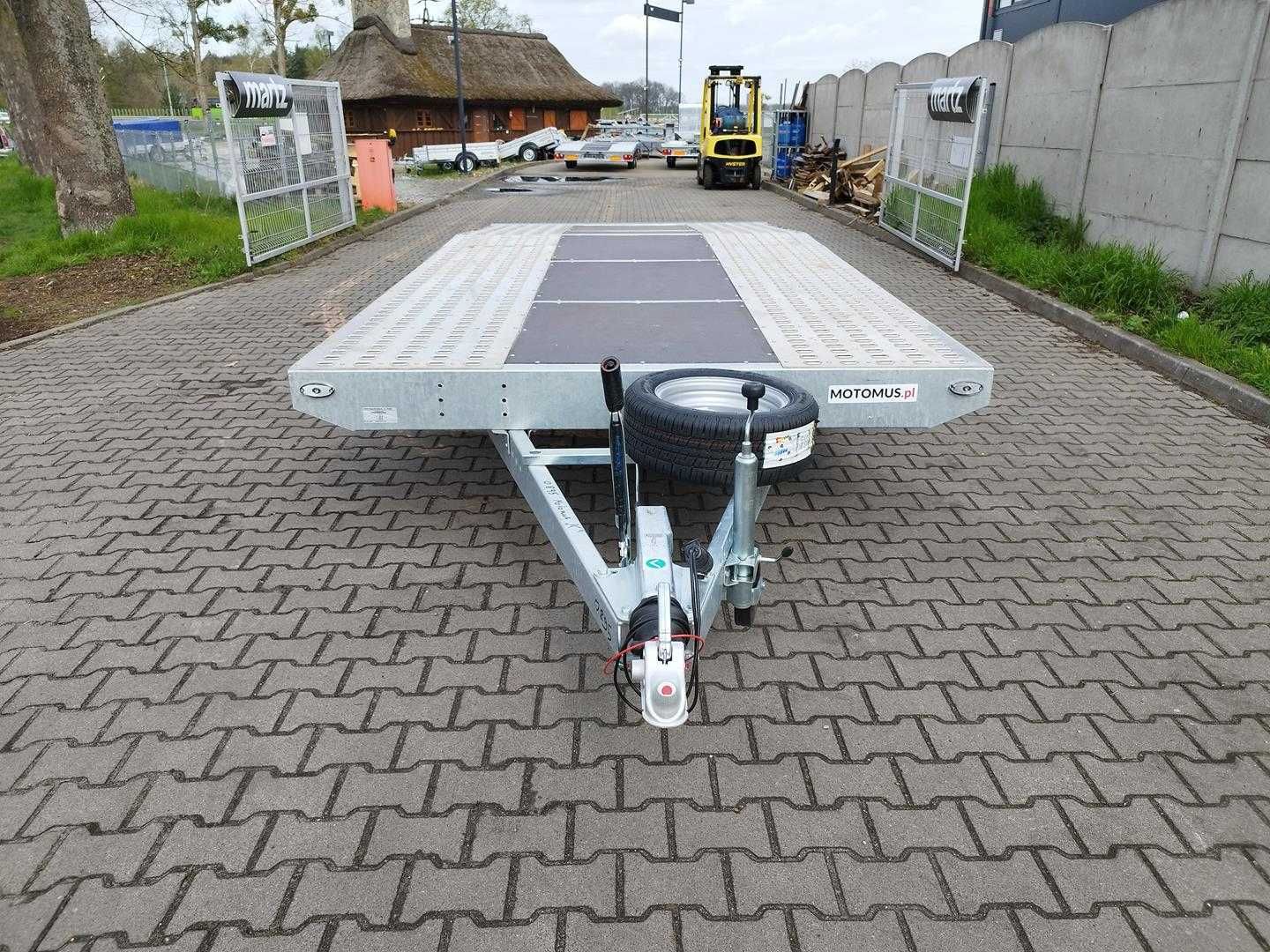 Wynajem wypożyczalnia przyczep lawet laweta samochodowa 4,5m i 6m