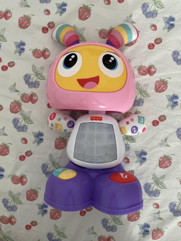 Fisher price robot Beatbo rosa e roxo