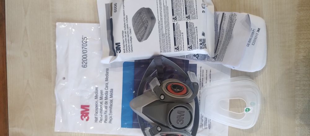 Напівмаска респіратор 3M Респіратор 3М 6200