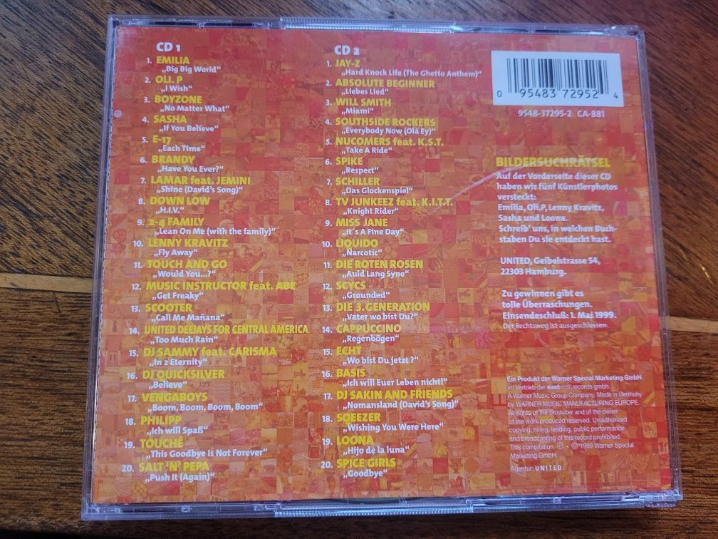 CD x 2 Bravo Hits vol.24 Warner 1999