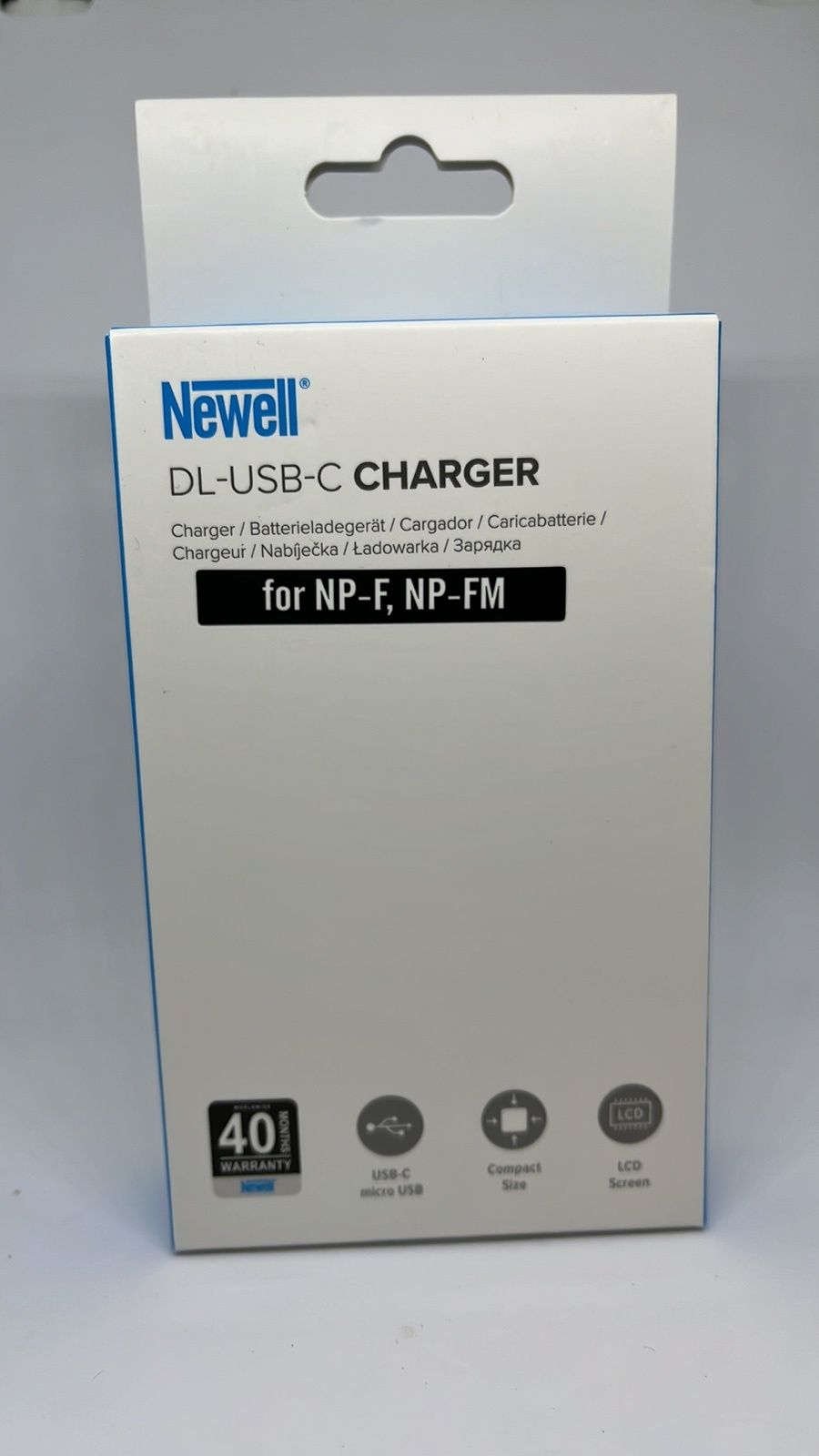 Зарядний прист. Newell DL-USB-C для NP-F550/NP-F750/NP-F970. Гар40міс