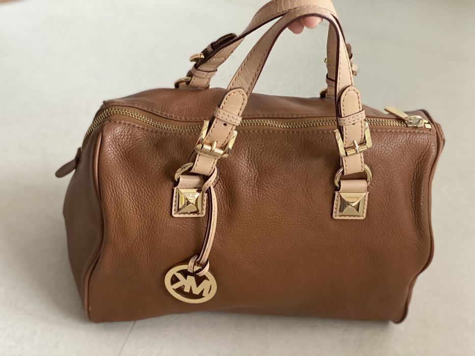 Michael Kors torebka brązowa skóra naturalna