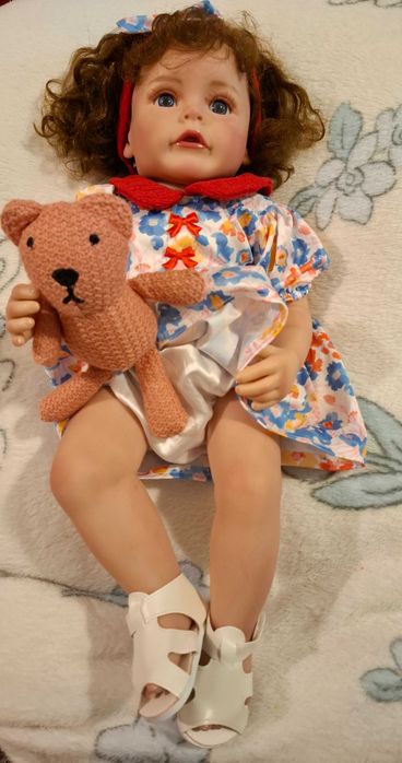 Boneca reborn 55 cm.(artigo novo)