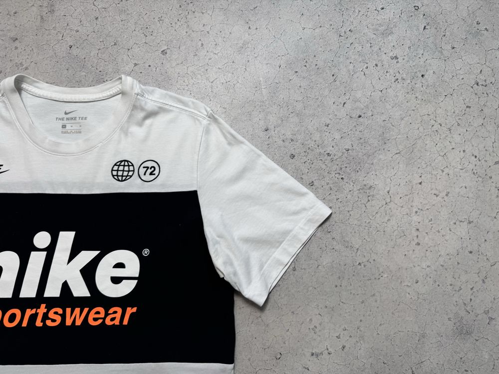 Мужская Футболка Nike Big Swoosh Оригинал Идеал Размер S-M Drill Swoos
