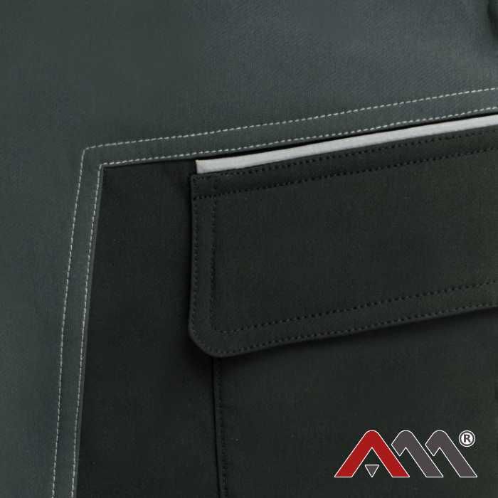 Elastyczne i rozćiągliwe Spodnie robocze softshell do pasa