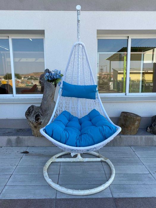 balanço de jardim com almofada novo envio