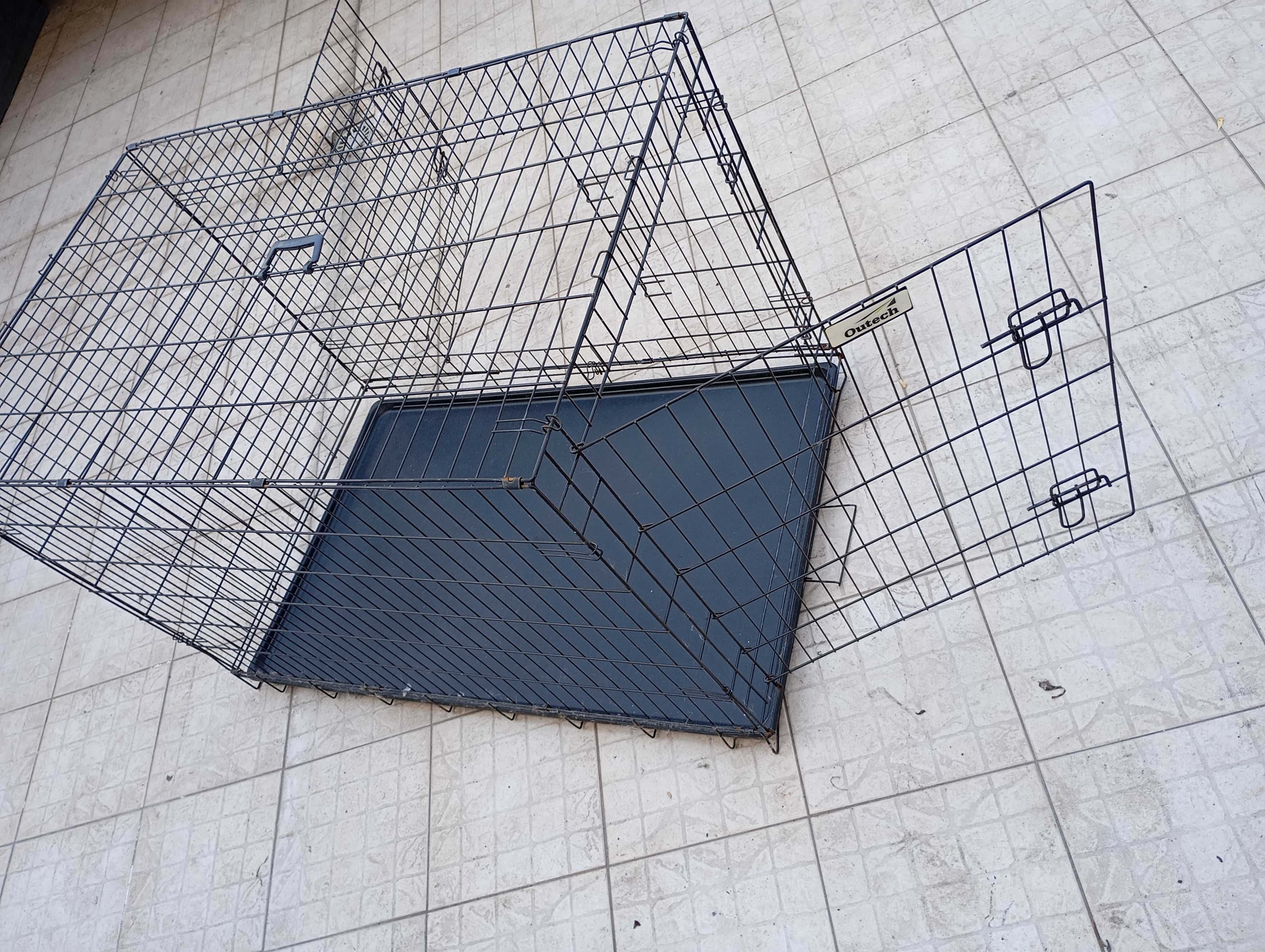 Outech Jaula de Metal para cães