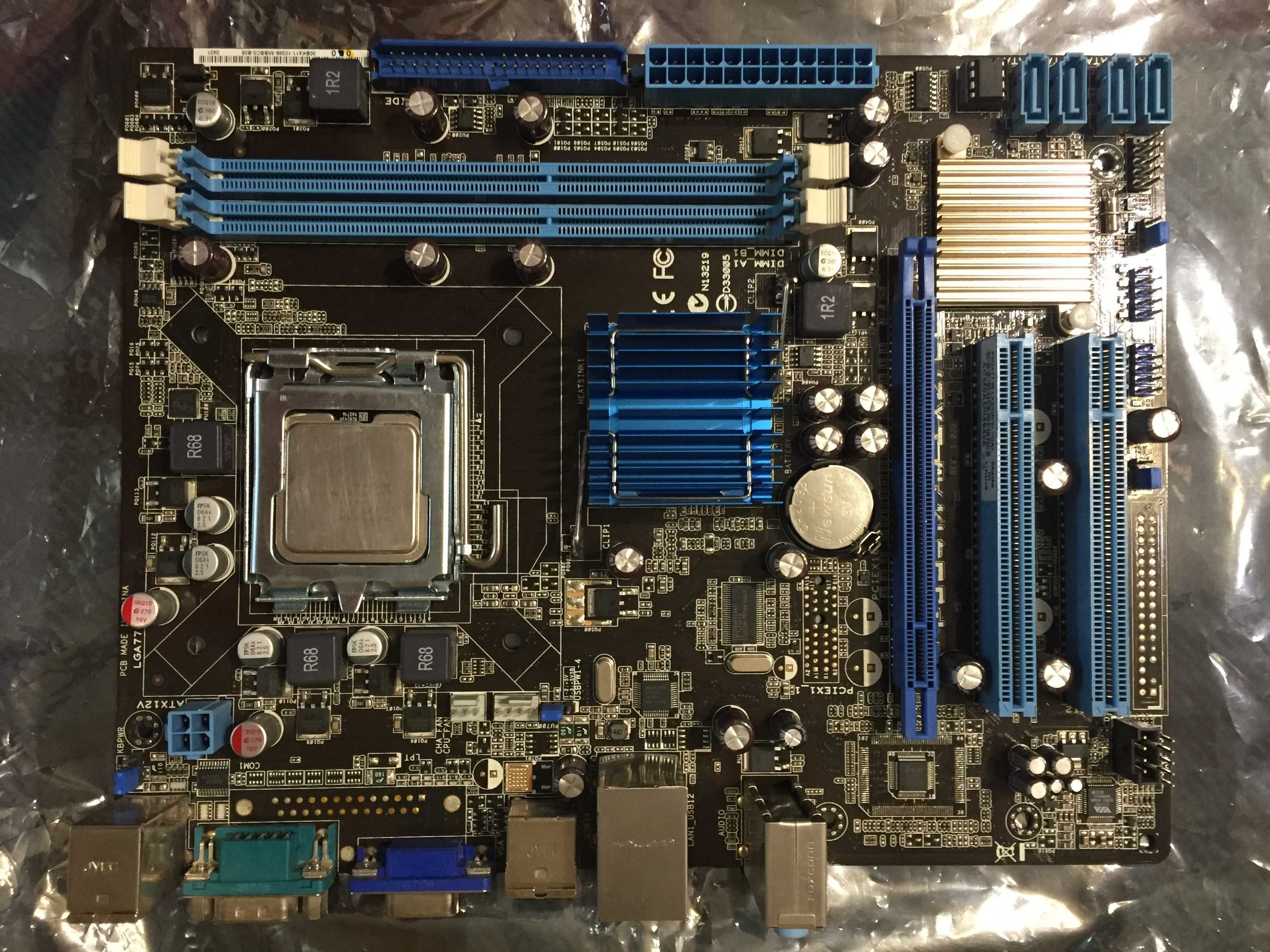 Материнська плата  Asus P5G41T-M LX2/GB (DDR3 DIMM)
