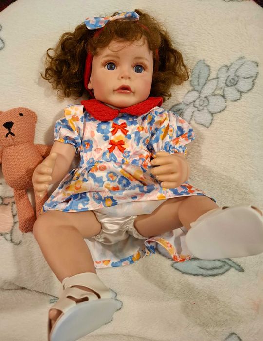 Boneca reborn 55 cm.(artigo novo)