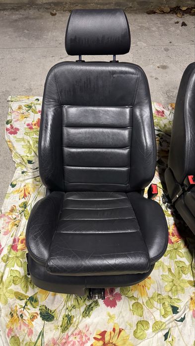 Fotele boczki skora czarna a6 c5 avant kombi