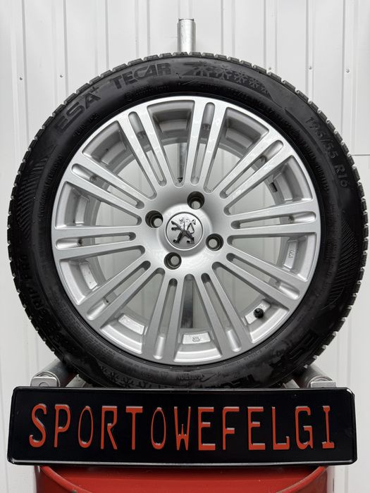 Alufelgi KOMPLET 16 cali 4x108 OPONY ZIMOWE Peugeot Ford Fiesta 208