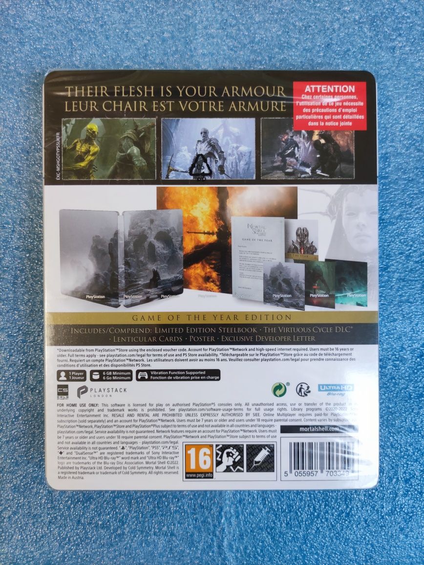 Mortal Shell Game of the Year: Limited Steelbook Edition ( Ps5 )
