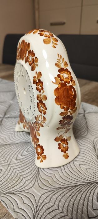 Zegar fajansowy. Włocławek.