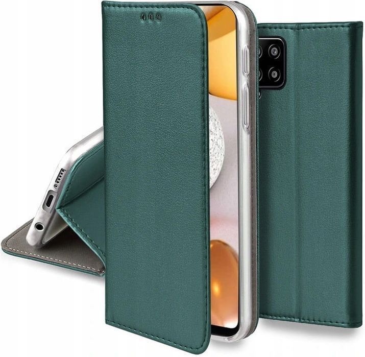 Etui Pokrowiec Magnetic Samsung A42 5G Zielony