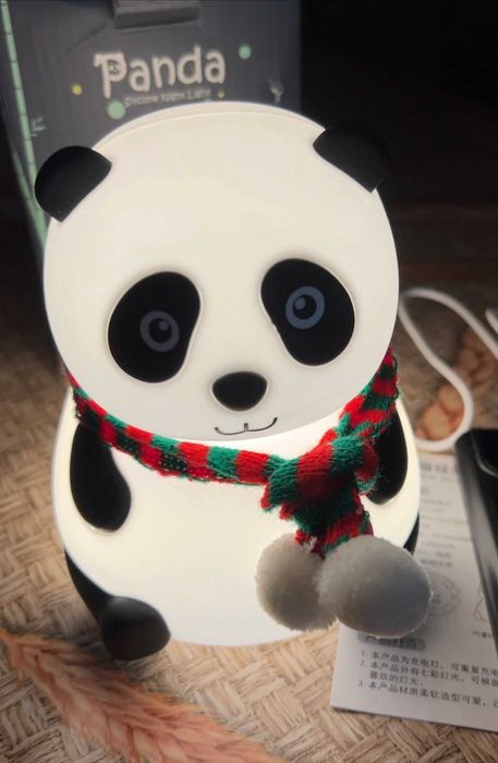 USB светильник, ночник, лампа аккумуляторный "Панда"