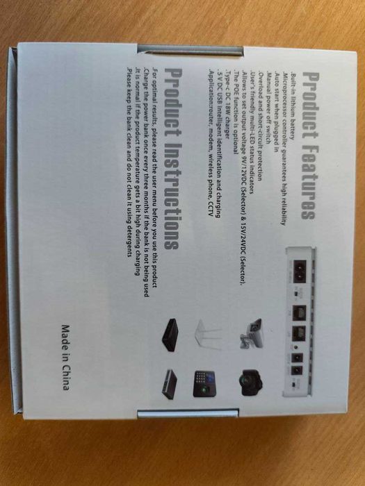 Power Bank для роутера ДБЖ UPS DC M1550 15600 mAh ІБС 5-9-12-24V