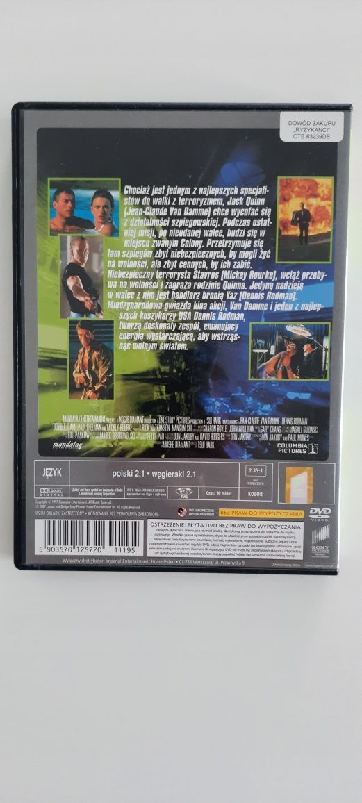 DVD filmy Jean-Claude Van Damme dvd