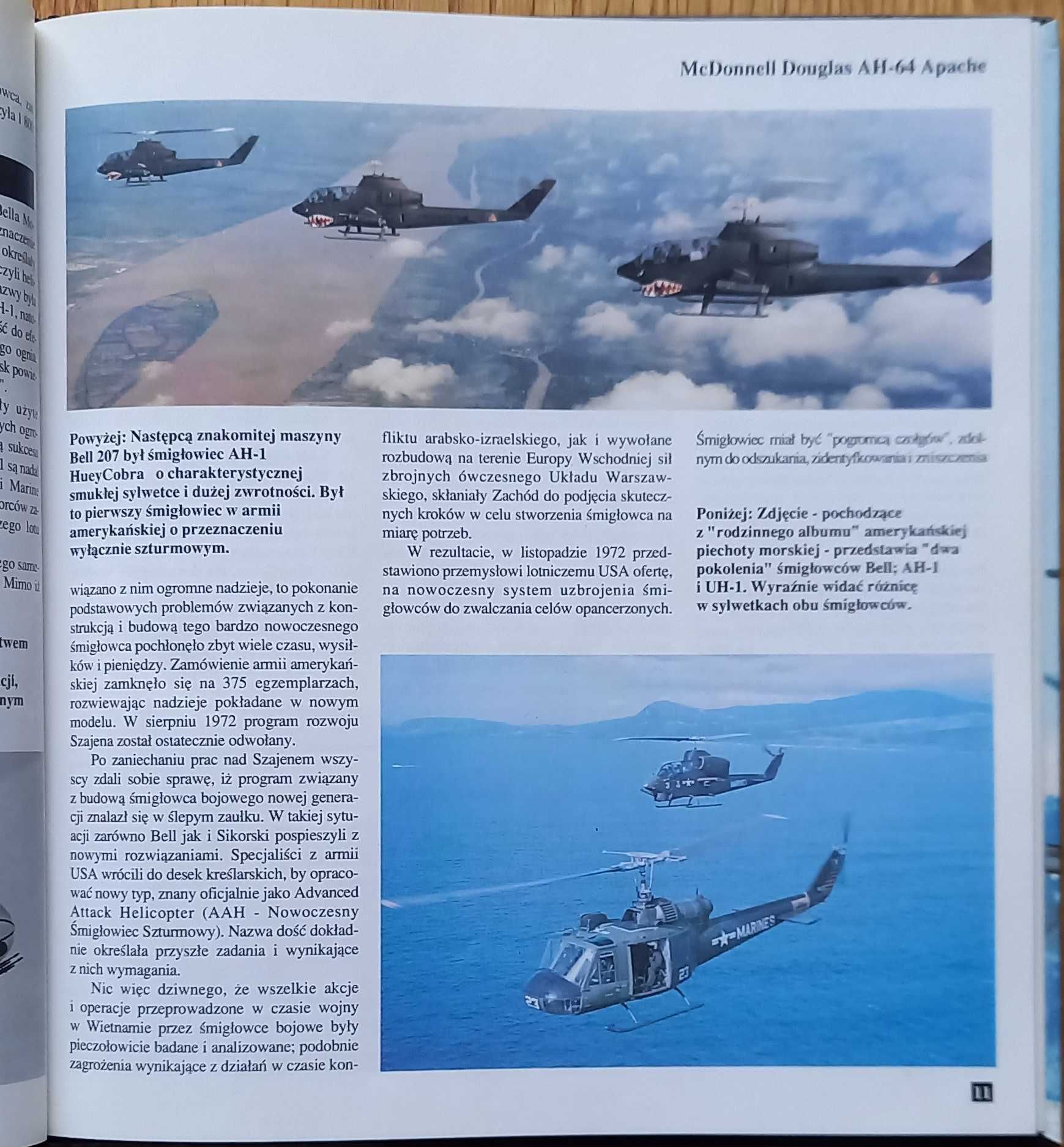 Śmigłowiec AH-64 Apache, wojsko, lotnictwo, książka