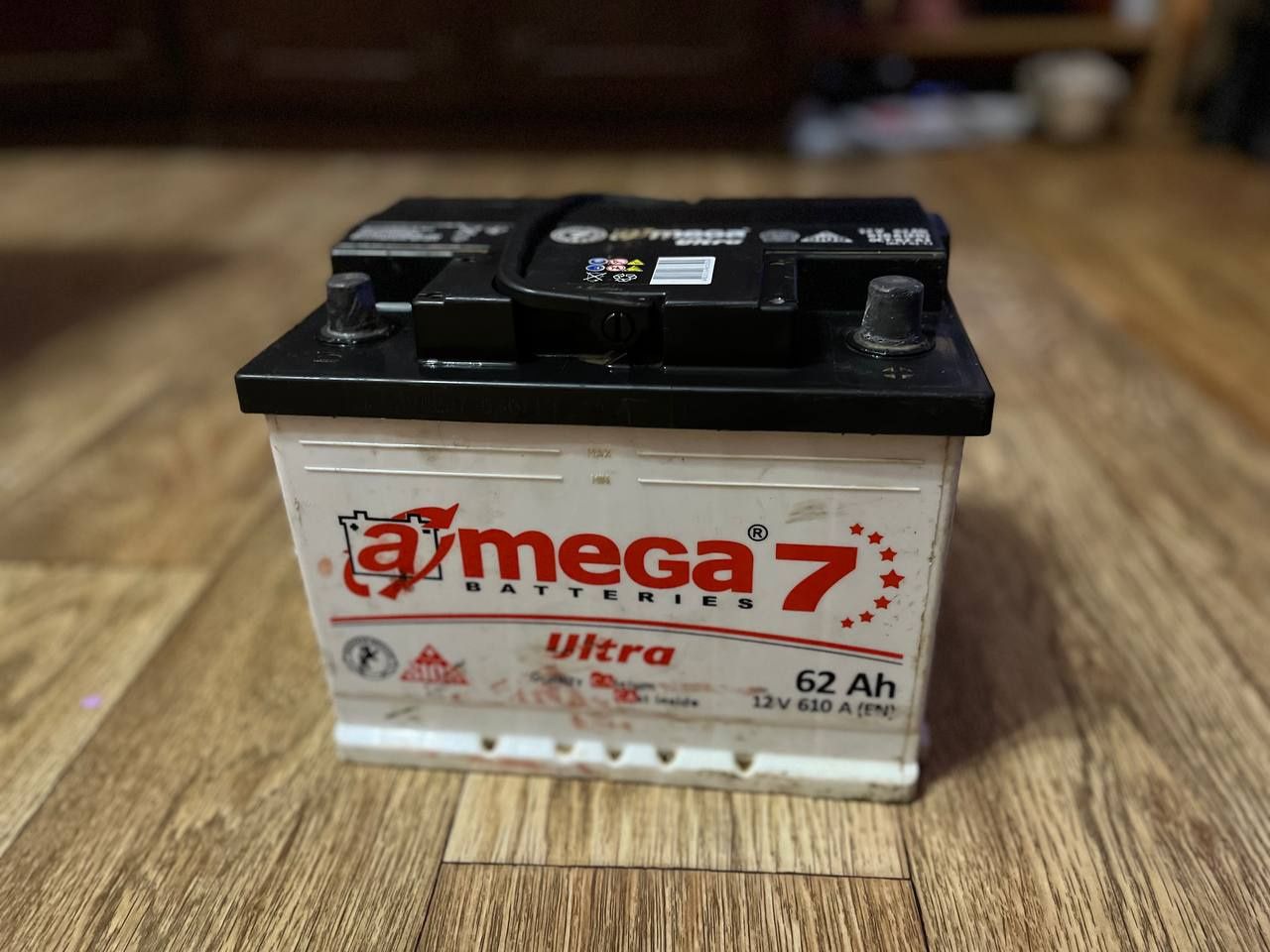 Акумулятор Amega 7 ultra 62Ah 610A