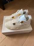 Jordan 4 Retro Metaliczny Złoty Rozmiar 39