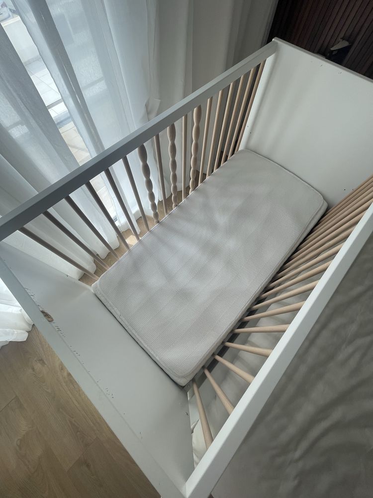 Berço Myllra + colchão aerosleep evolution