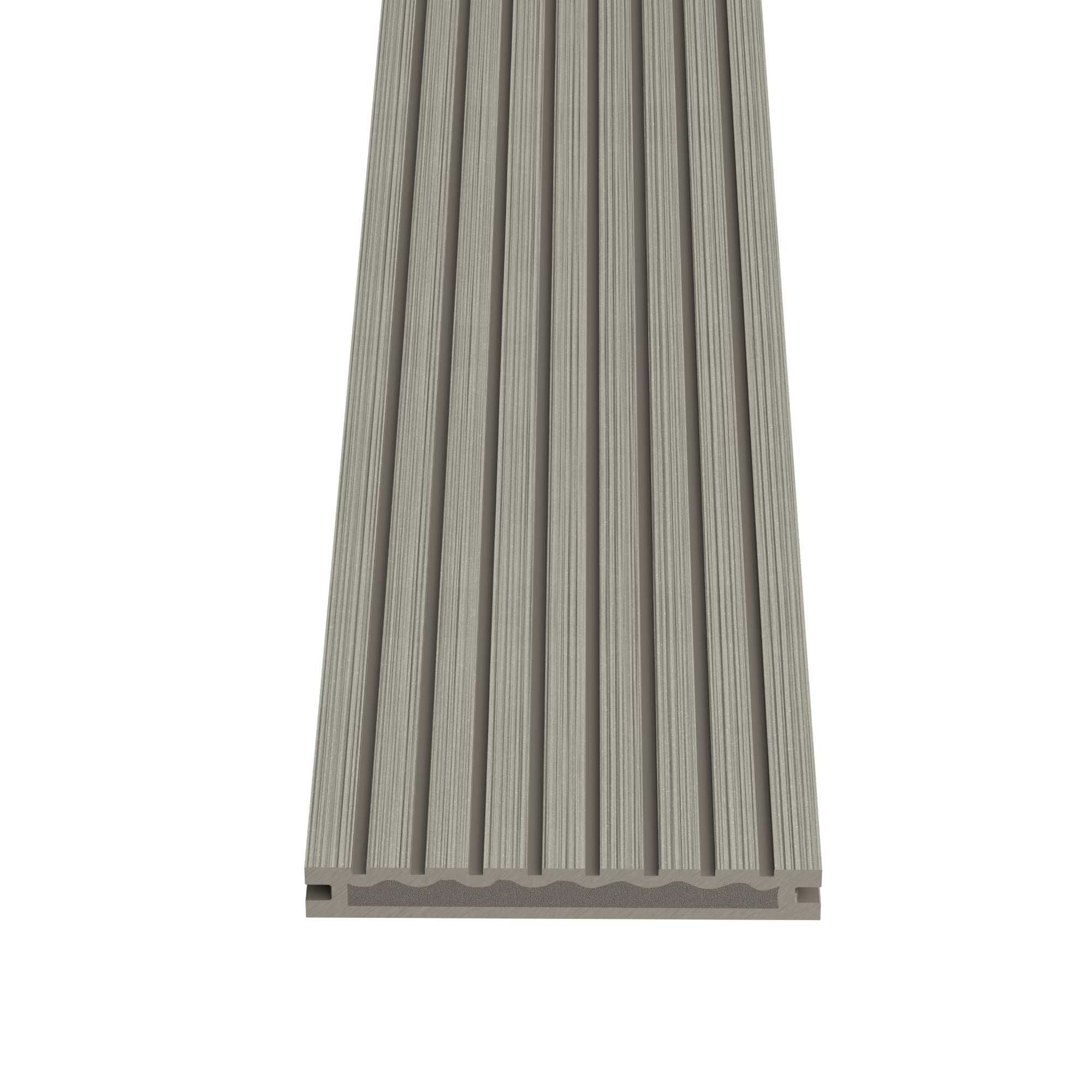 deska tarasowa kompozytowa Gamrat Pełna Classic 160x20mm szary brąz
