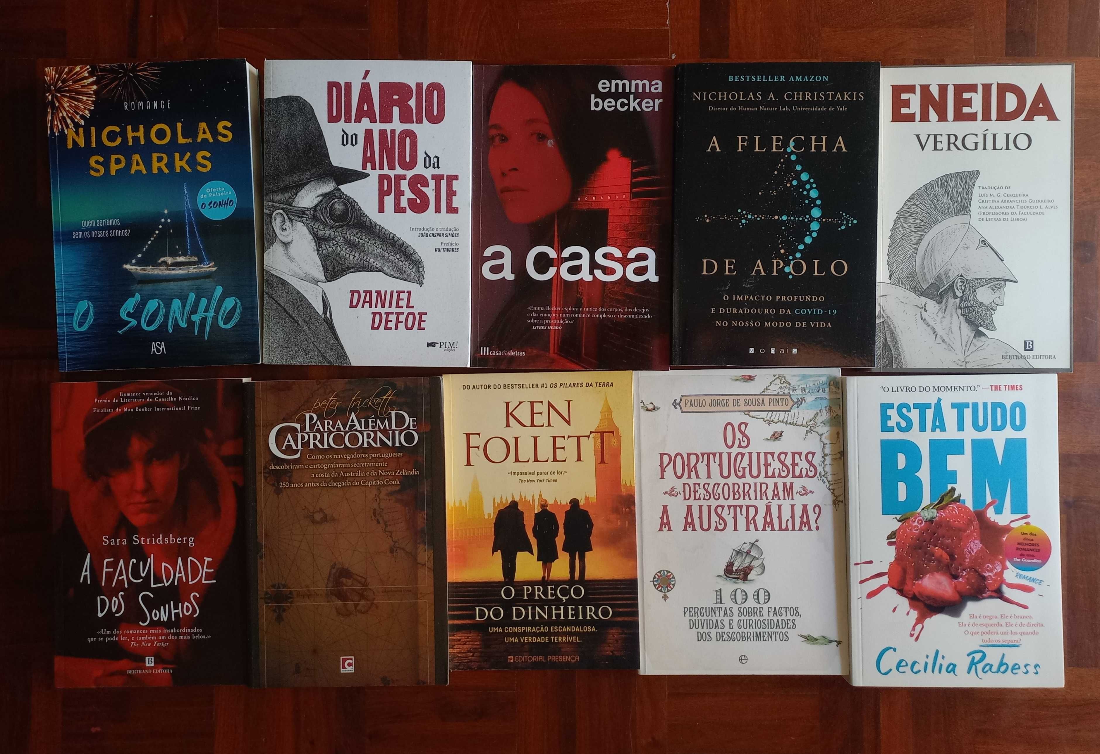 Lote de 50 livros
