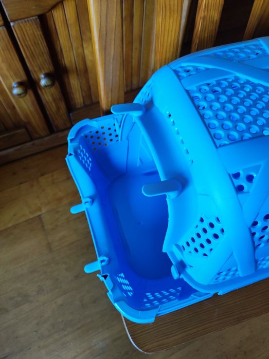 Transportadora para Gato ou Cão Pequeno Azul