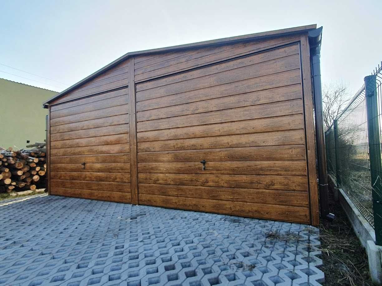 Garaże blaszane, blaszak, konstrukcja stalowa, magazynek 3x5, ocynk