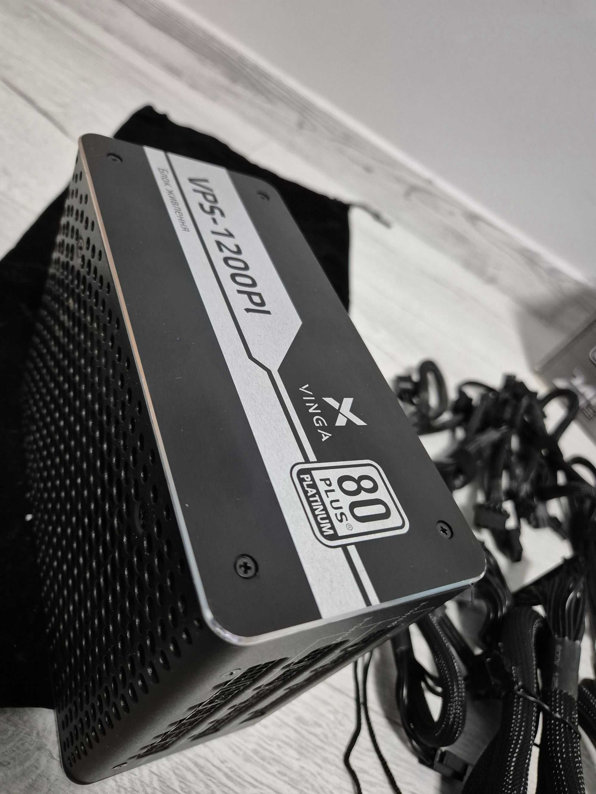 якісний 1200W блок живлення VINGA Platinum в ІДЕАЛІ. Пломба. TRADE-IN