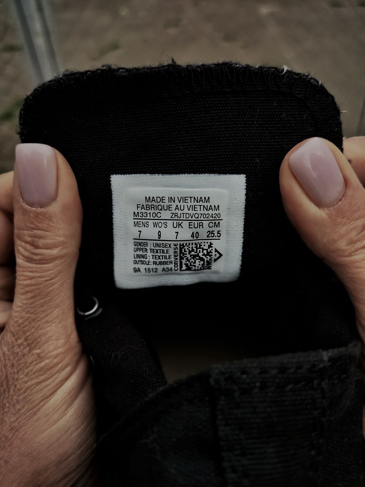 Оригінальні кеди Converse Chuck Taylor (чорні, високі)