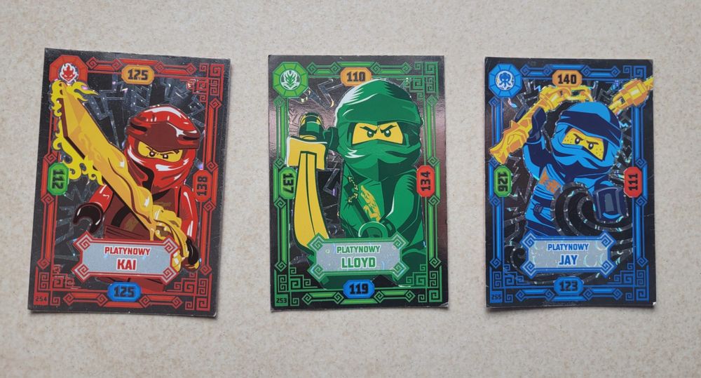 Karty lego ninjago. Album, karty platynowe!
