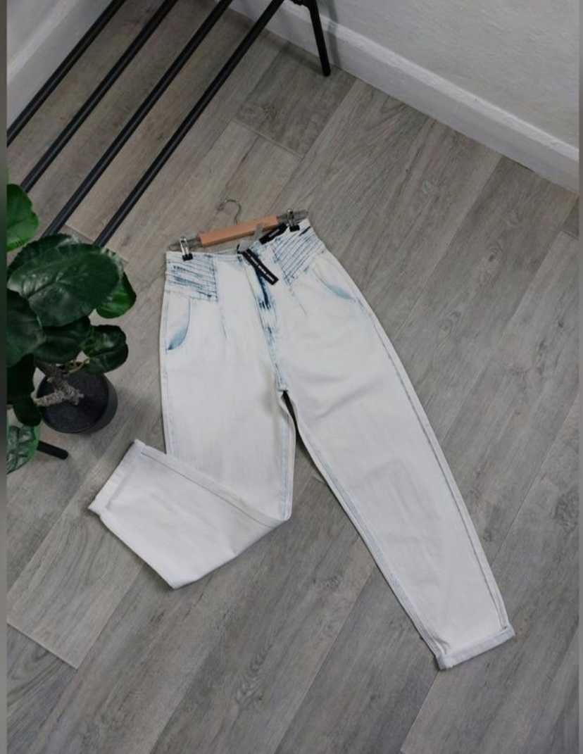 Нові джинси 48 50 розмір з бічними карманами slouchy mom tallyweijl