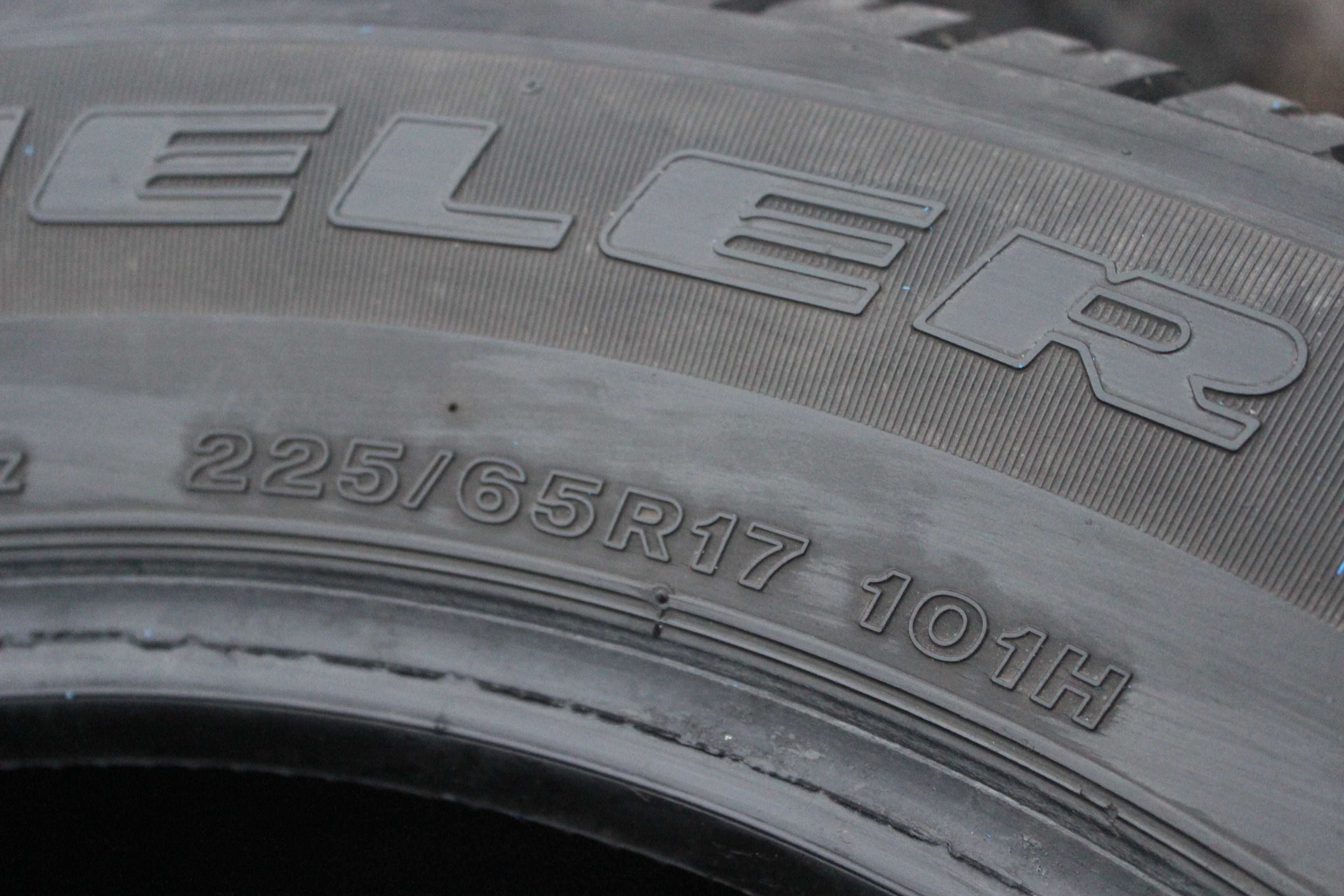 225-65-R17 BRIDGESTONE DUELLER  4штуки летней резины Germany 2022