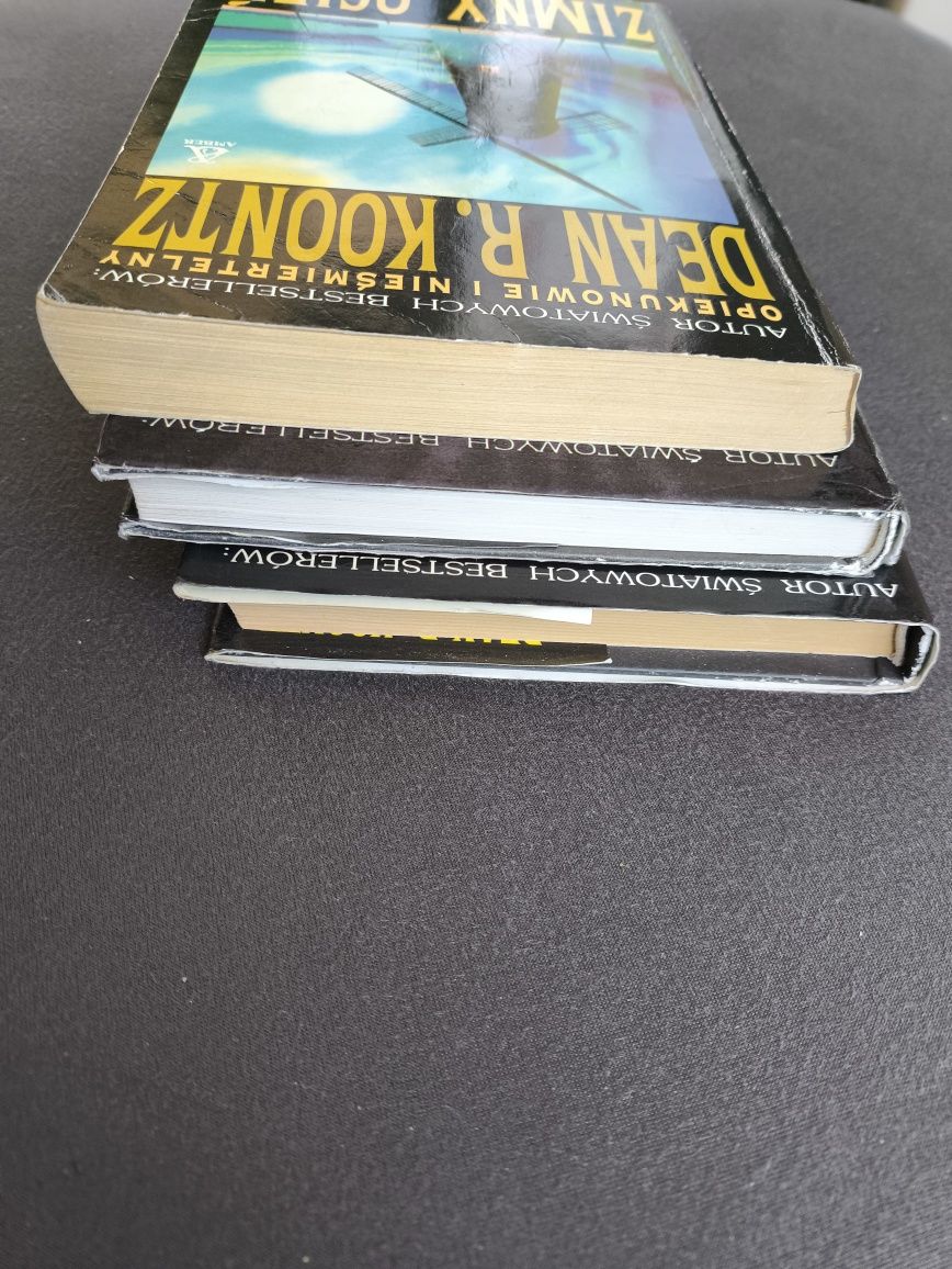 Zestaw ksiażek: Grom, Zimny ogień, Głos nocy |Dean Koontz|