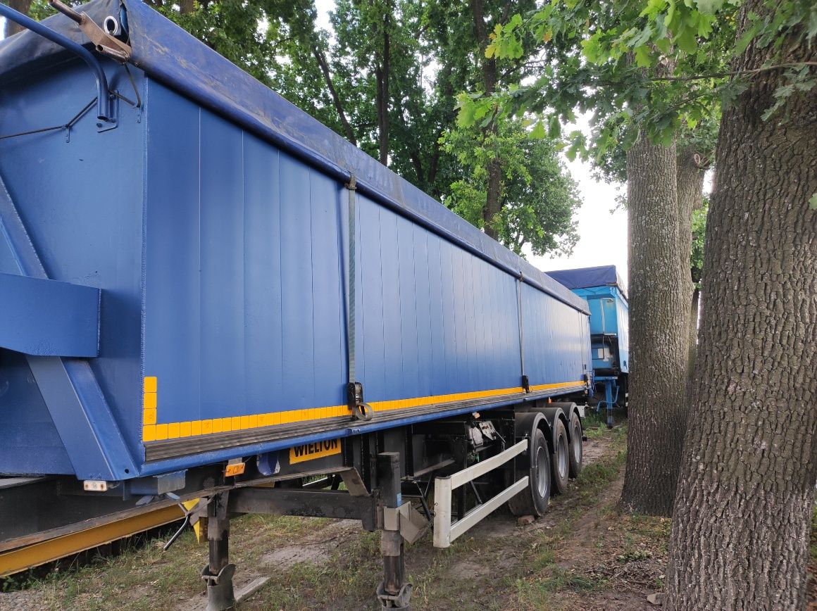 Продам напівпричіп  зерновоз-контейнеровоз-палетник wiel