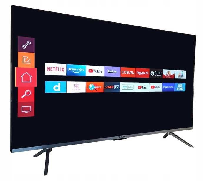 Telewizor 55" LED 4K UHD Telefunken D55V850M5CWH SMART TV bezramkowy