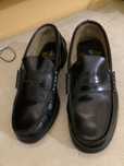 Sapatos pretos n 42 com sola em couro